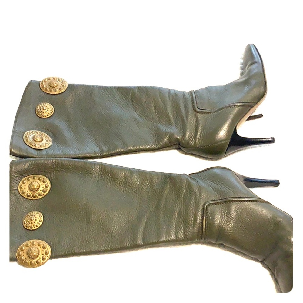 Roberto Cavalli leather boots